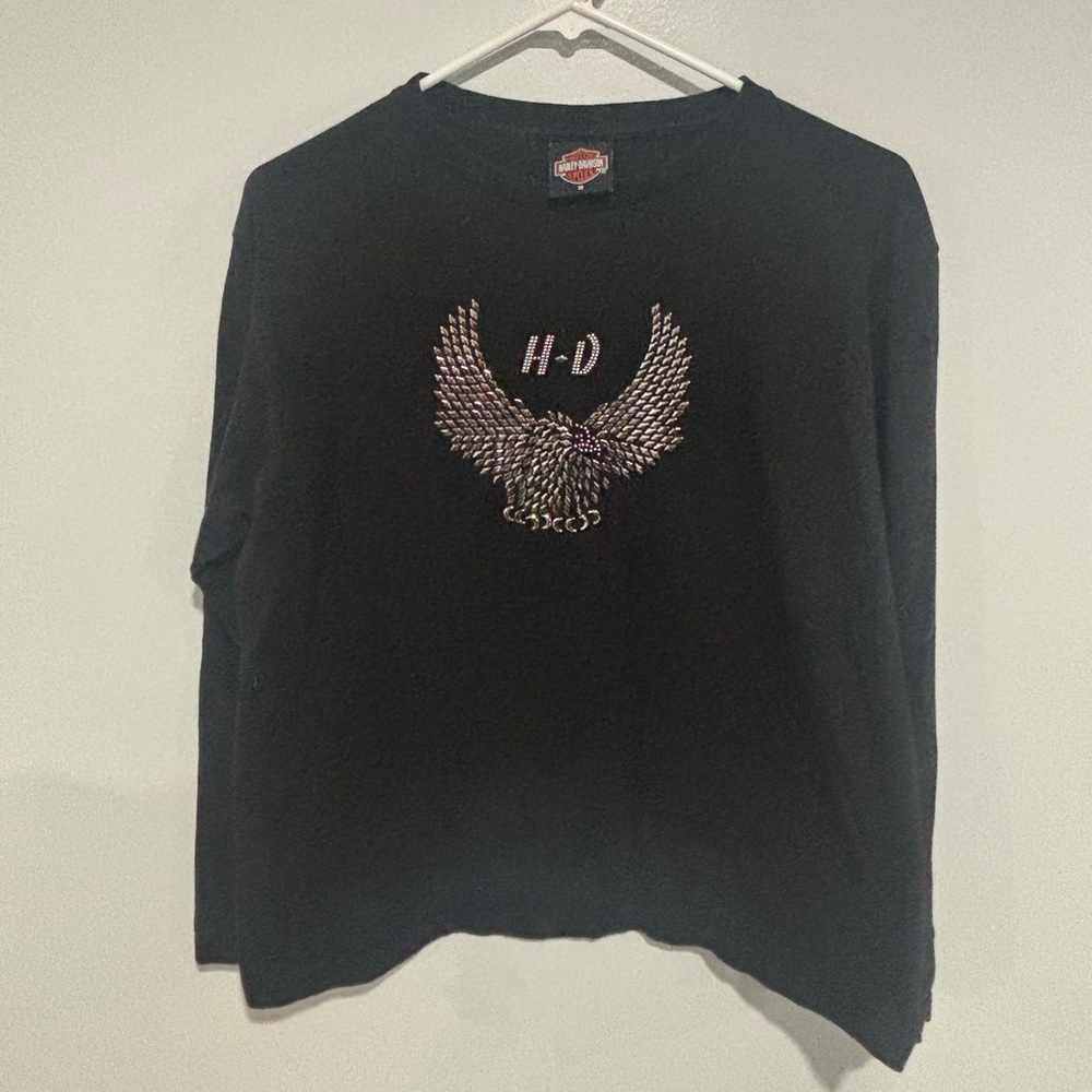 Vintage 2001 Harley-Davidson Black long sleeve